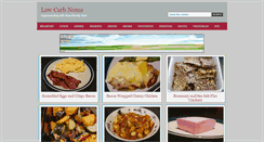 Desktop Screenshot of lowcarbnoms.com